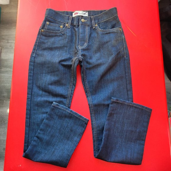 Levi's 511 slim fit black tab indigo blue boys' size 16 NWOT - Picture 1 of 11